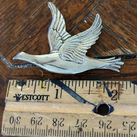 925 Sterling vintage fabulous bird brooch - Picture 4 of 4